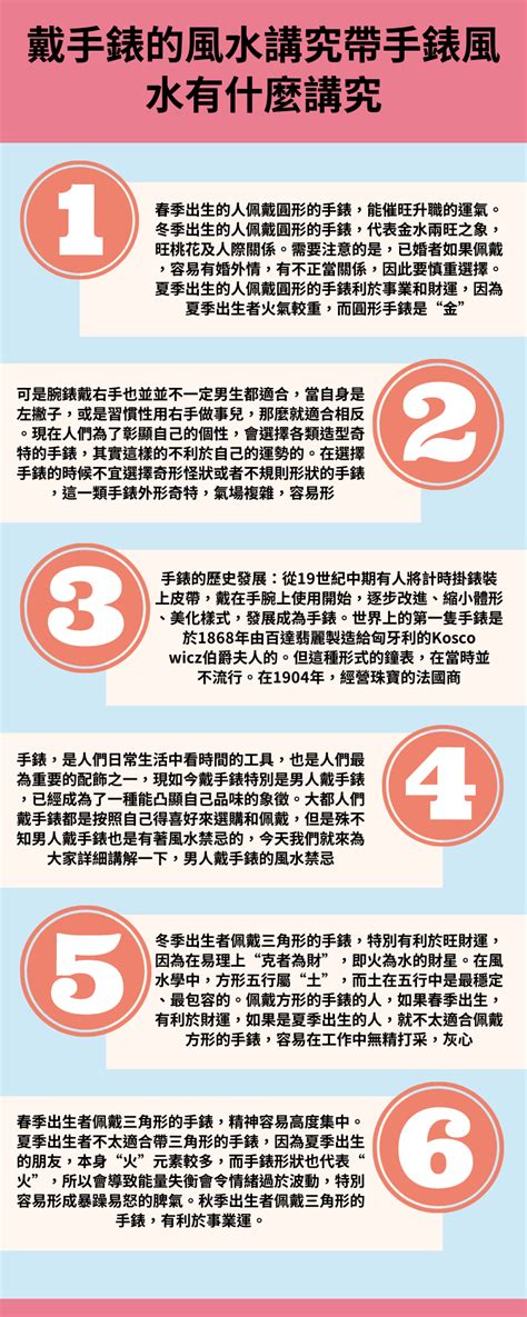 手錶顏色風水|風水學戴手錶有啥講究：手錶不只是時間工具，也是風水學中的重。